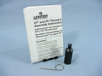Leviton Fiber Optic Tool Thread Lock SC ST Tightening Connector 49886-CTT