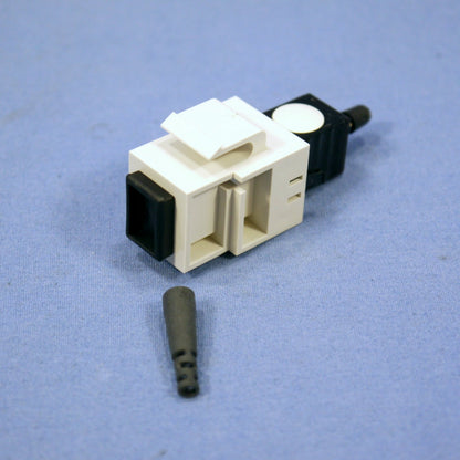 Leviton MT-RJ Fiber Optic Jack Connector MOS Spectro-Link Workstation 49888-5SW