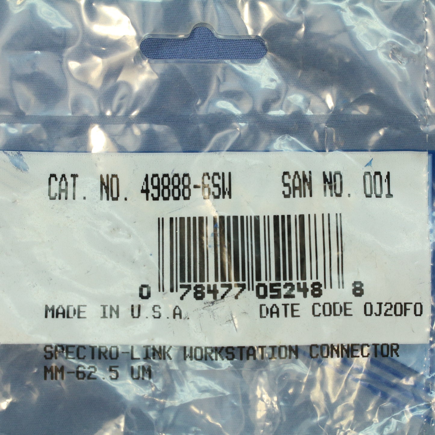 Leviton MT-RJ Fiber Optic Jack Connector Spectro-Link Workstation 49888-6SW