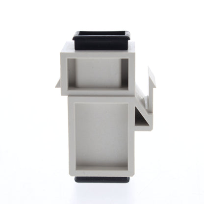 Leviton 49889-KMA Almond Spectro-Link Keystone Fiber Optic Jack Adapter Multimod