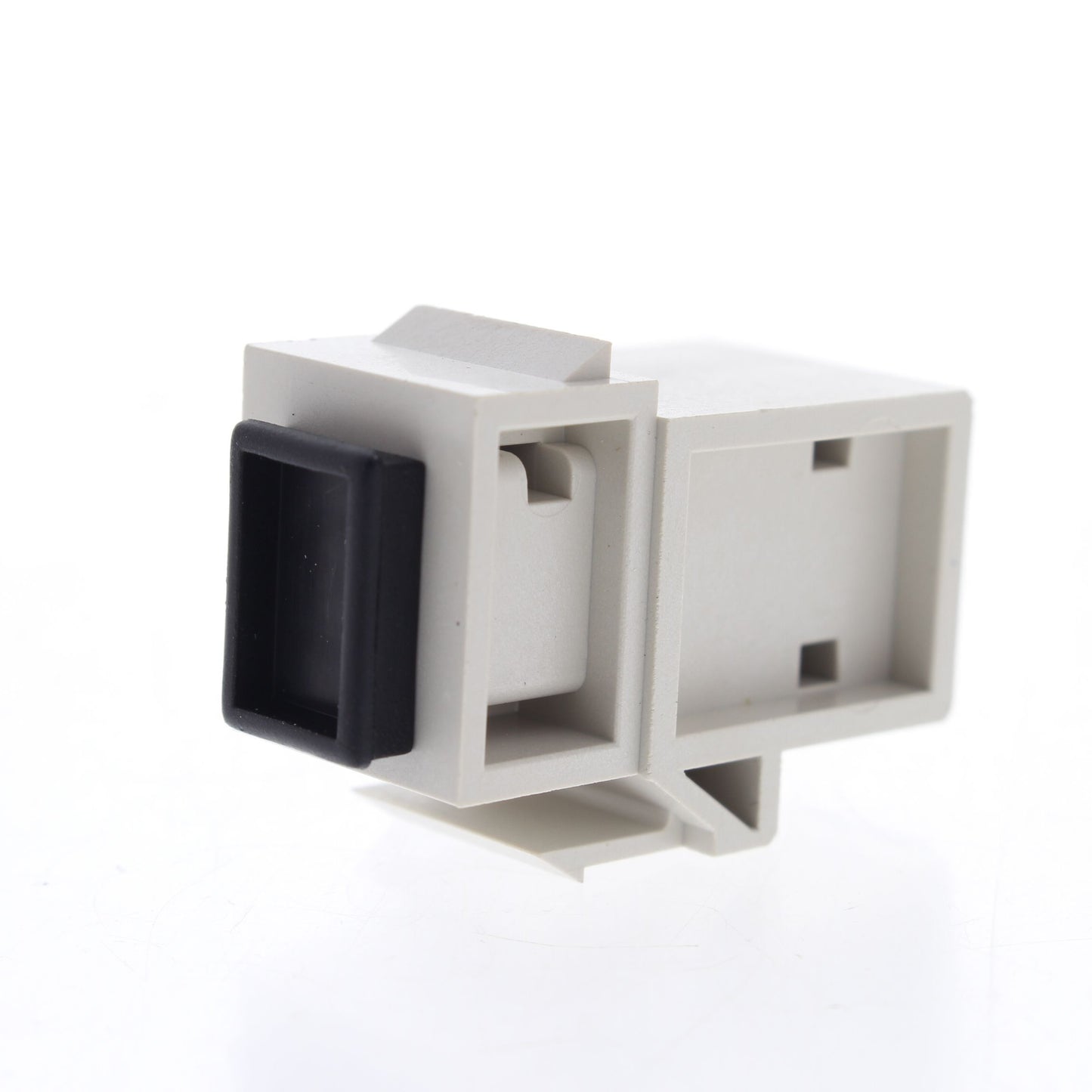 Leviton 49889-KMA Almond Spectro-Link Keystone Fiber Optic Jack Adapter Multimod