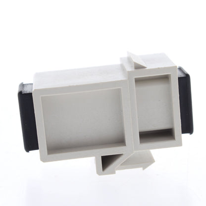 Leviton 49889-KMA Almond Spectro-Link Keystone Fiber Optic Jack Adapter Multimod