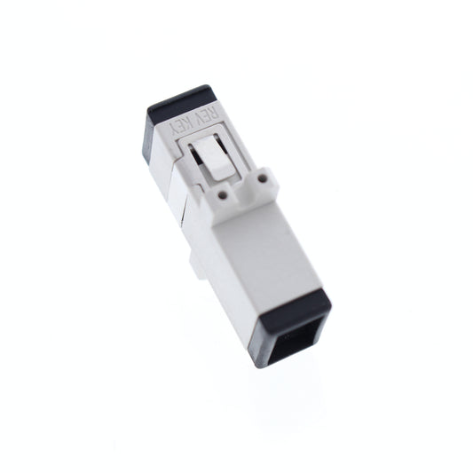 Leviton 49889-MAD Beige Fiber Optic MT-RJ Adapter Keyed Connector Jack