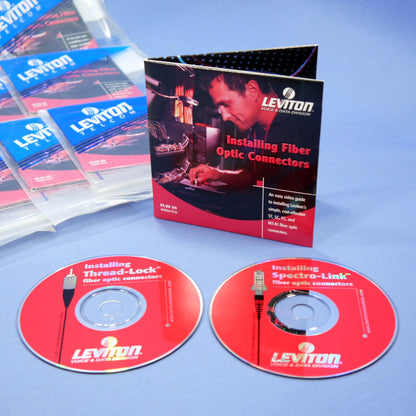 25 Leviton Installation Training CD's - for Fiber Optic Connectors 49890-TCD
