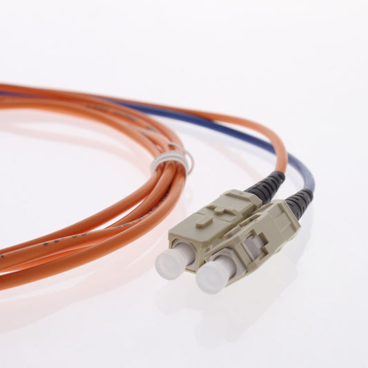 2M Fiber Optic Uplink Multi-Mode Duplex Patch Cable Cord MT-RJ DX-SC 498MC-M02