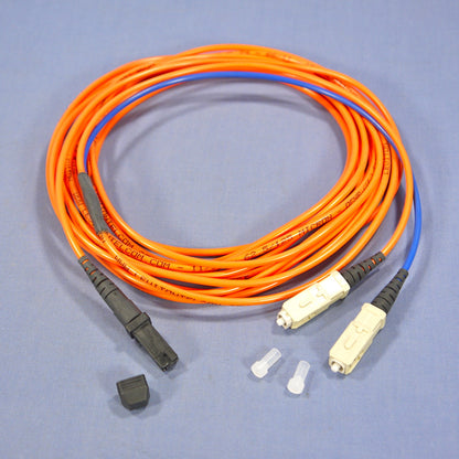 5M Fiber Optic Uplink Multi-Mode Duplex Patch Cable Cord MT-RJ DX-SC 498MC-M05