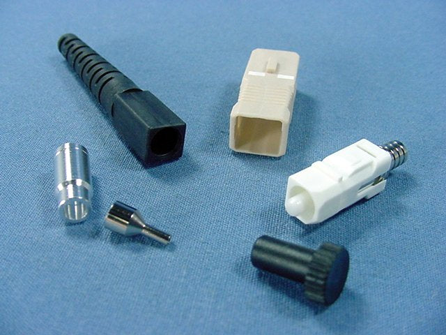 Reliable SC Fast Cure Fiber Optic Uplink Connector End Multimode 49990-MSC