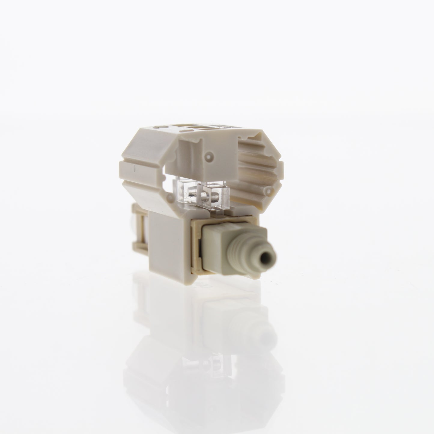 Leviton 49991-MSC-120 SC Beige FastCAM Multimode Pre-Polished Connector OM1