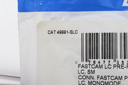 Leviton 49991-SLC Black FastCam LC Pre-Polished LC SM Adapter Connection Jack