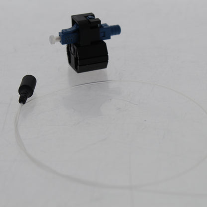 Leviton 49991-SLC Black FastCam LC Pre-Polished LC SM Adapter Connection Jack