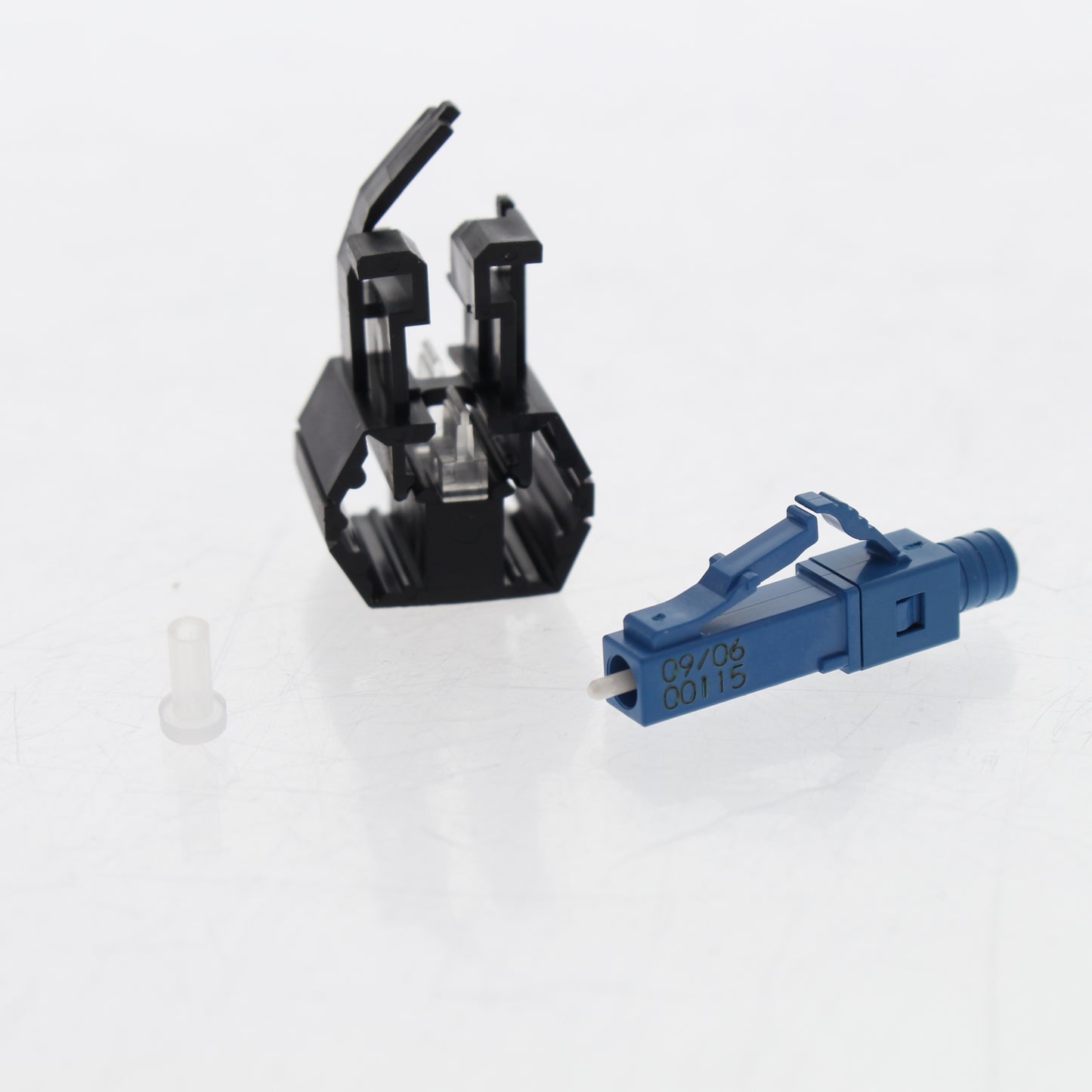 Leviton 49991-SLC Black FastCam LC Pre-Polished LC SM Adapter Connection Jack