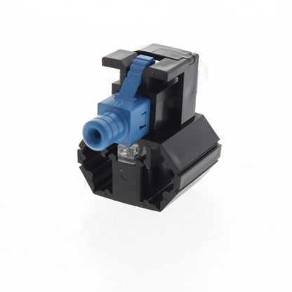 Leviton 49991-SLC Black FastCam LC Pre-Polished LC SM Adapter Connection Jack