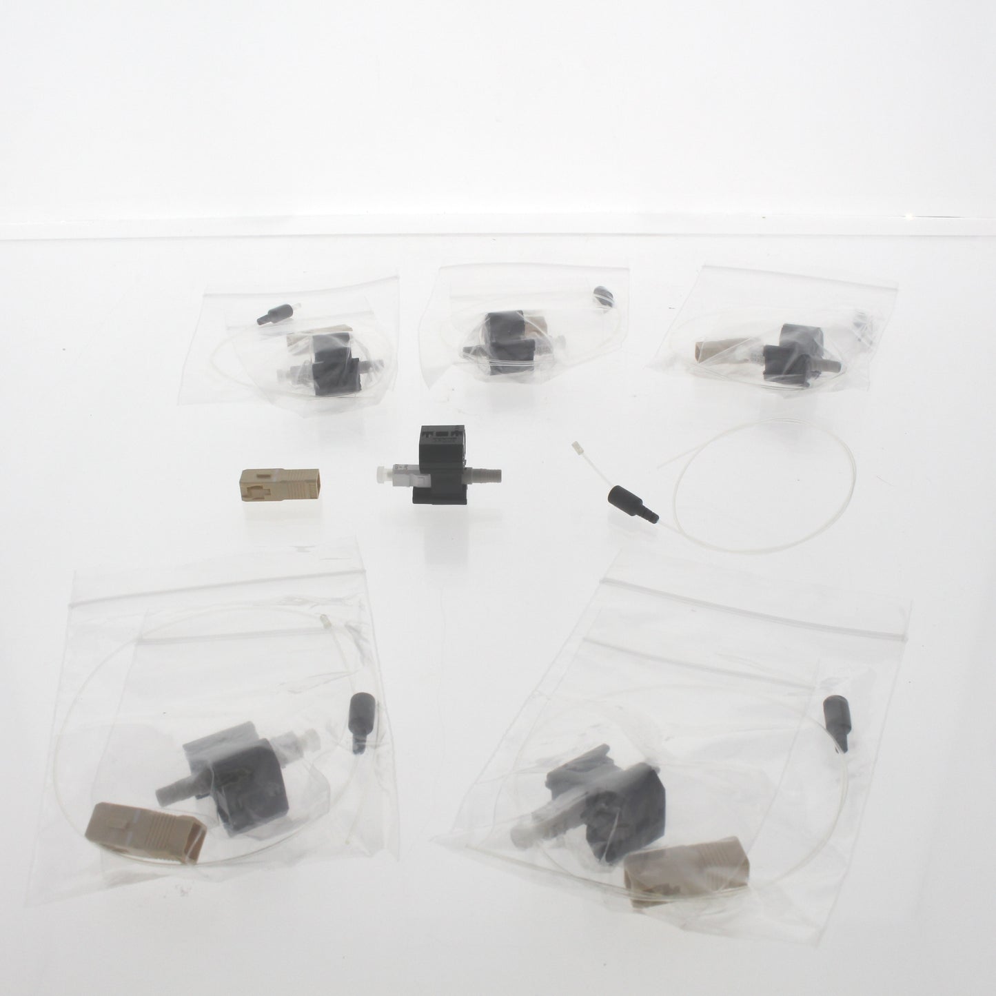 6 Leviton Uplink Pre-Polished Fiber Connector SC 62.5UM M-Mode