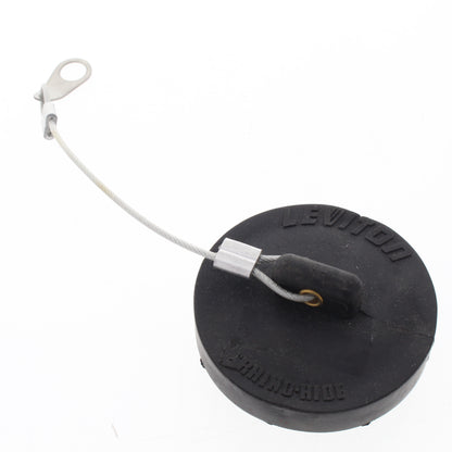 Leviton 49DSR Black Dust Cover for Male Female Receptacle Rhino-Hide 1-Pole CAM