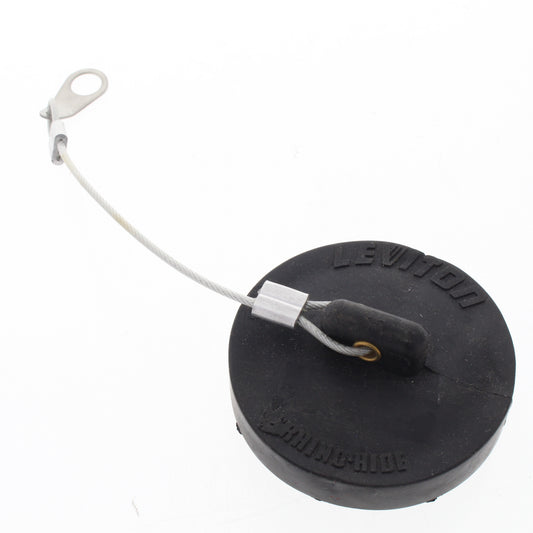 Leviton 49DSR Black Dust Cover for Male Female Receptacle Rhino-Hide 1-Pole CAM