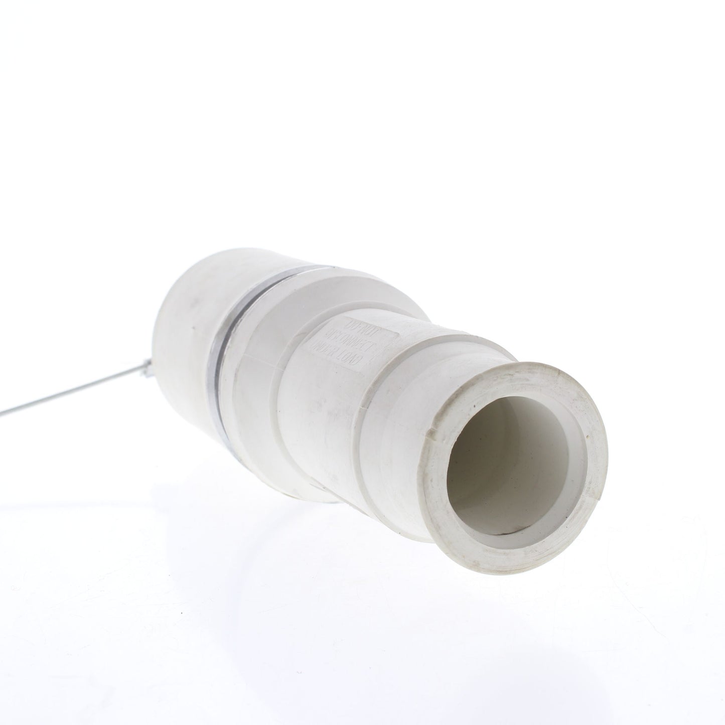 Leviton White Rhino-Hide Female Plug 49 Series 444 MCM Single Pole 796A 49F44-W