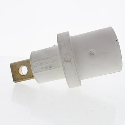 Leviton 49FR1-W White 49 Series Single Pole Female Receptacle Single Hole