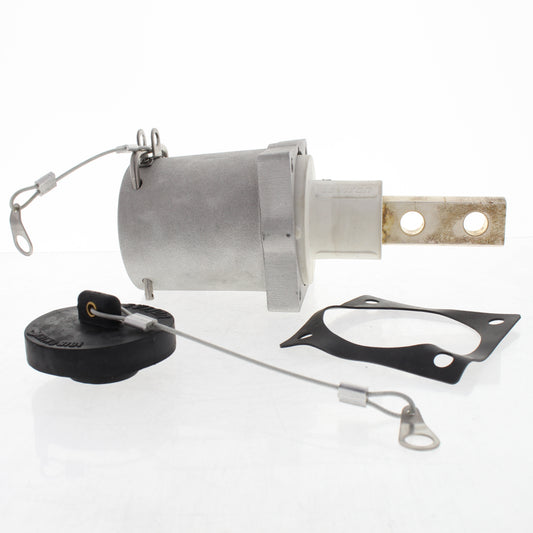 Leviton 49FR2-W White 49 Series Single Pole Female Receptacle Double Hole 1000V