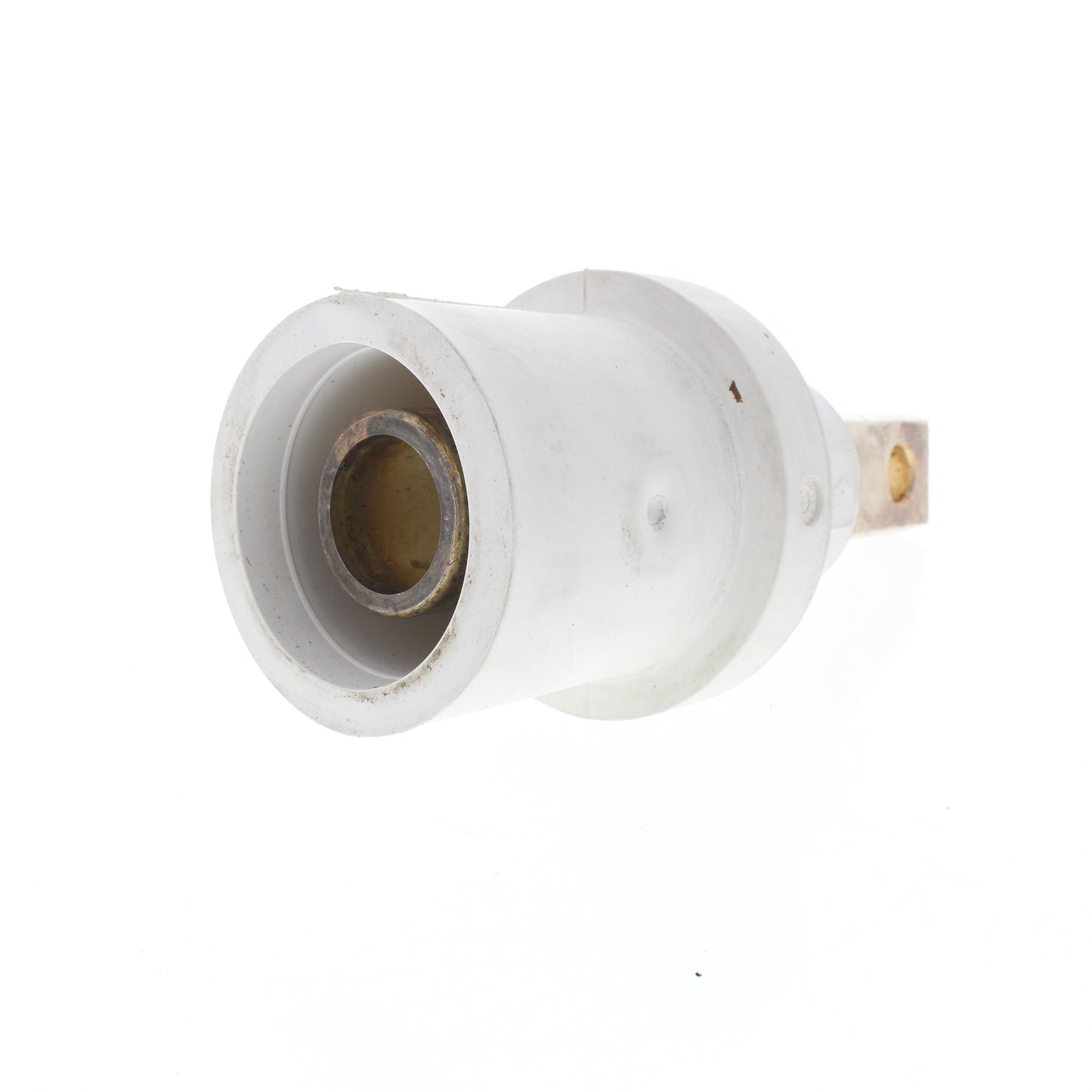 Leviton 49FR2-W White 49 Series Single Pole Female Receptacle Double Hole 1000V