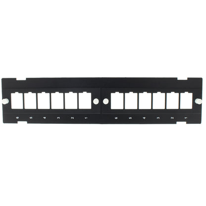 Leviton Quickport 12-Port Open Patch Block Face 49Q89-12J