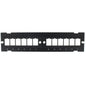Leviton Quickport 12-Port Open Patch Block Face 49Q89-12J