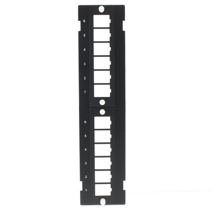 Leviton Quickport 12-Port Open Patch Block Face 49Q89-12J