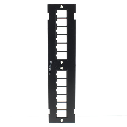 Leviton Quickport 12-Port Open Patch Block Face 49Q89-12J