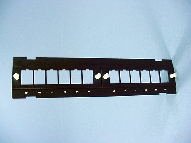 Leviton Quickport 12-Port Open Patch Block Face 49Q89-12J