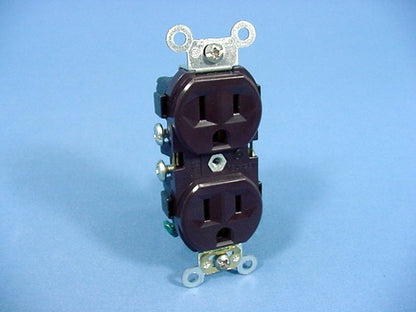 Leviton Brown Commercial Straight Blade Receptacle Outlet 5-15R 15A 5014-SP