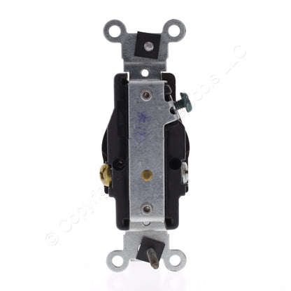 Leviton 5088 Brown Straight Blade Commercial Grade Grounding Receptacle 15A 125V