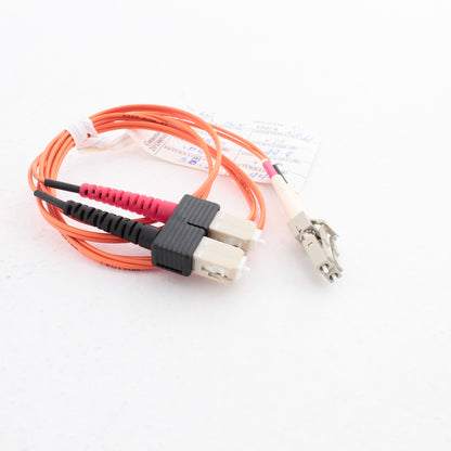 1M Fiber Optic Uplink Multi-Mode Duplex Patch Cable Cord SC LC 50mic 50DCL-M01