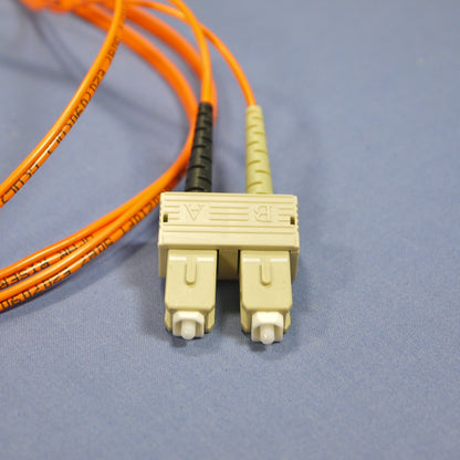 2M Fiber Optic Uplink Multi-Mode Duplex Patch Cable Cord SC LC 50mic 50DCL-M02
