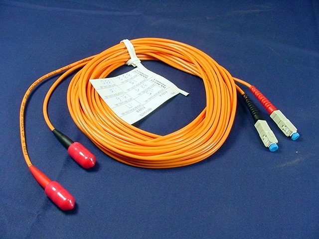 5M Fiber Optic Uplink Multi-Mode Duplex Patch Cable Cord MM ST SC 50 50DCT-M05