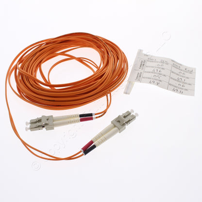 10M Leviton Uplink Fiber Optic Patch Cable Cord LC LC 50mic