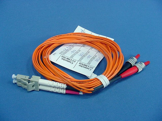 3M Fiber Optic Uplink Multi-Mode Duplex Patch Cable Cord ST LC 50mic 50DTL-M03