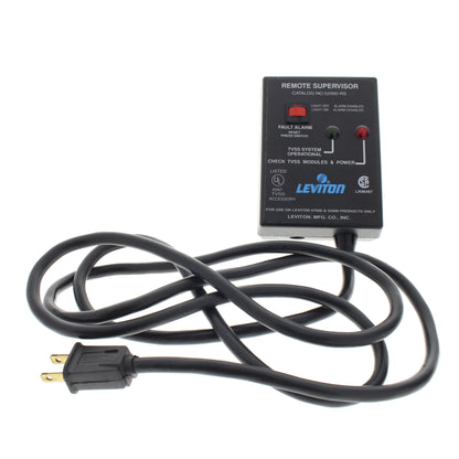 Leviton 52000-RS Black TVSS Remote Supervisor for use with 52000 & 57000 Panels