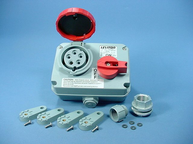 Leviton Pin Sleeve Non-Fused Mechanical Interlock Power Switch Panel 20A 520MI7W