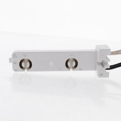 Leviton 521W Pedestal Twin Fluorescent Lampholder Medium BiPin T8 T12 Right Side