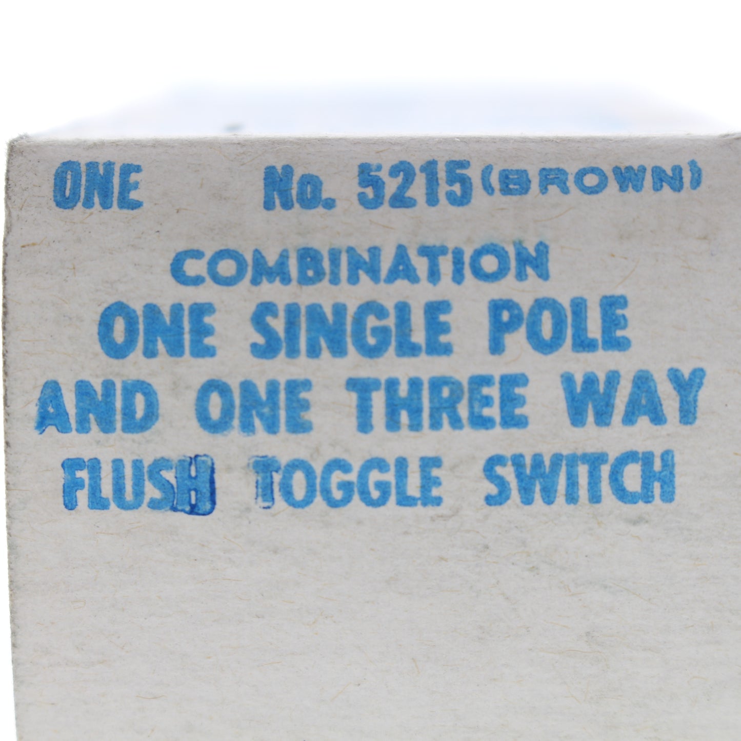 Leviton 5215 Brown Combination Single Pole 3-Way Flush Toggle Switch 10A 125V