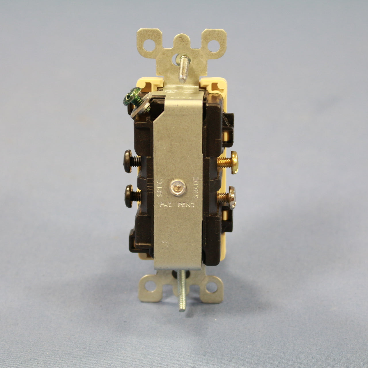 Leviton 5226-I Ivory Commercial Single Pole Toggle Wall Switch 15A w/Pilot Light