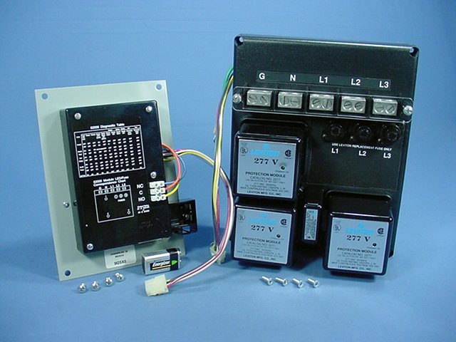 Leviton Surge 52277-B3 Suppressor Protector Modular Panel Unit 3�Y 277/480V