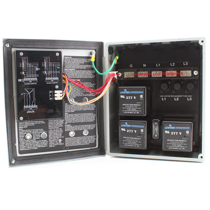 Leviton 52277-CM3 Type 12 Surge Panel 3-Phase 30A w/ Replaceable Surge Modules