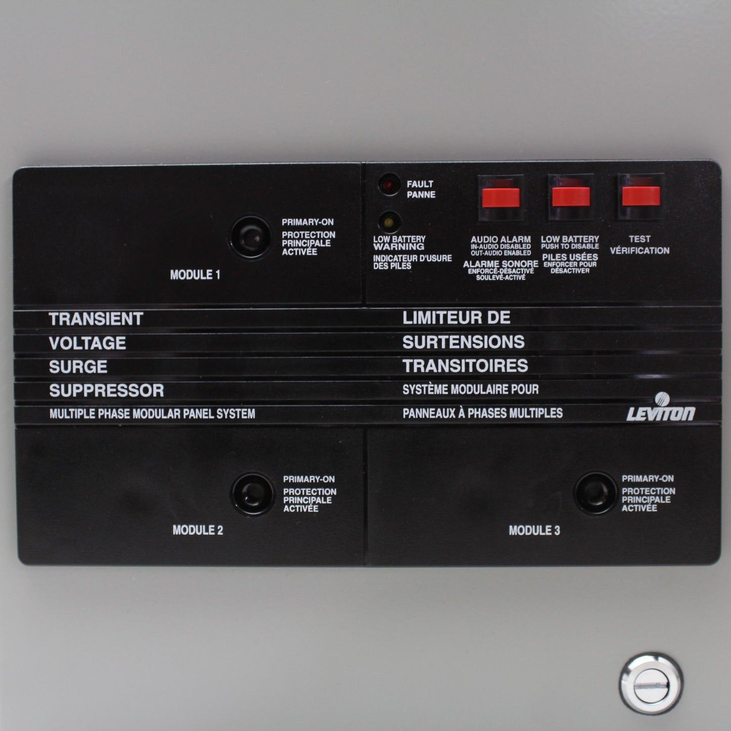 Leviton 52347-M3 3-Phase Surge Suppressor Protector Panel WYE 3?Y 347/600V
