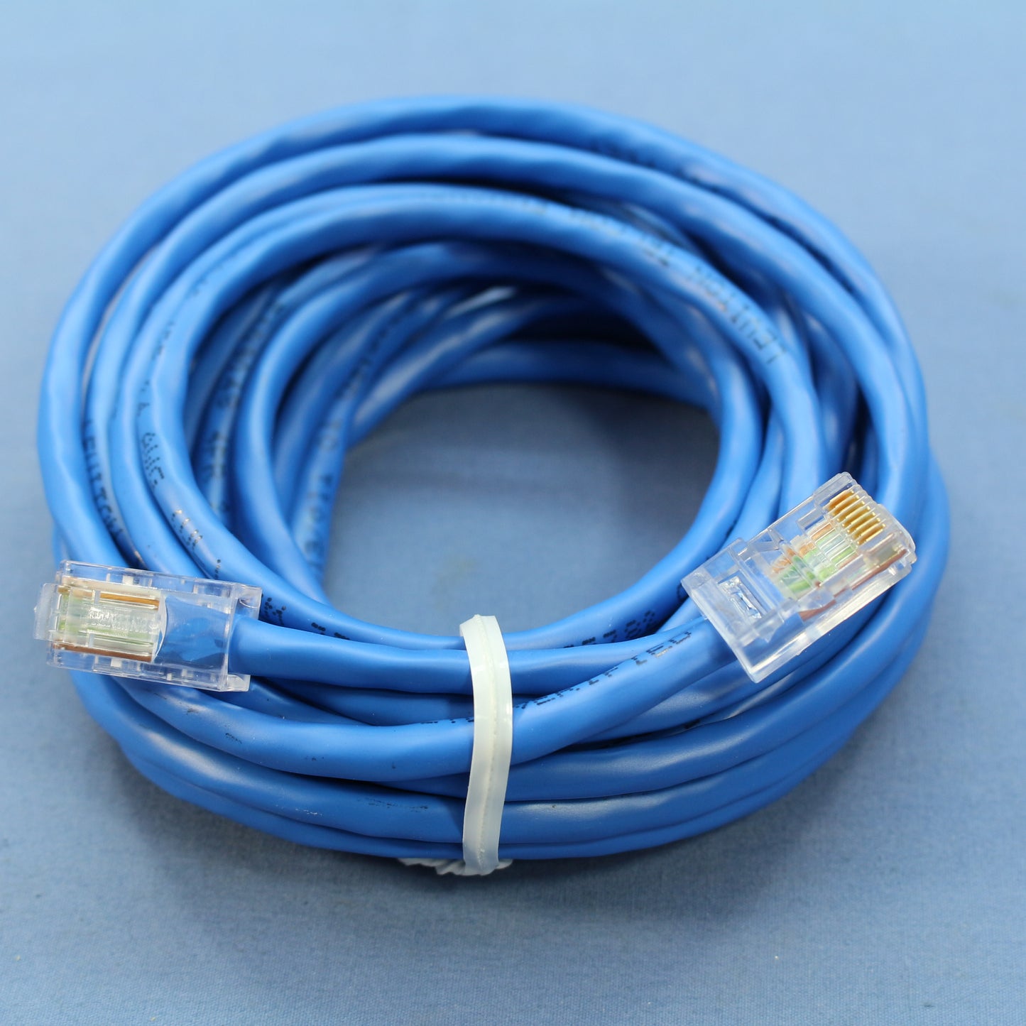 5 NIP Leviton Blue Cat 5 15 Ft Ethernet LAN Patch Cords Network Cables 52454-15R