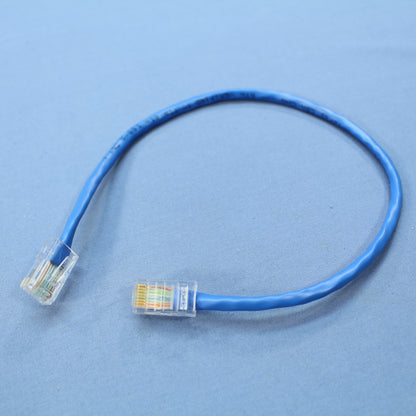 Leviton 52454-1R Blue Cat5 1ft Ethernet Cable Patch Cords Network Cat5 5-Pack