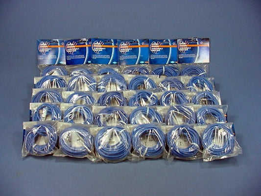 Leviton 52455-15B Blue Cat5 15ft Ethernet Cable Data Patch Cords Network 30-Pack