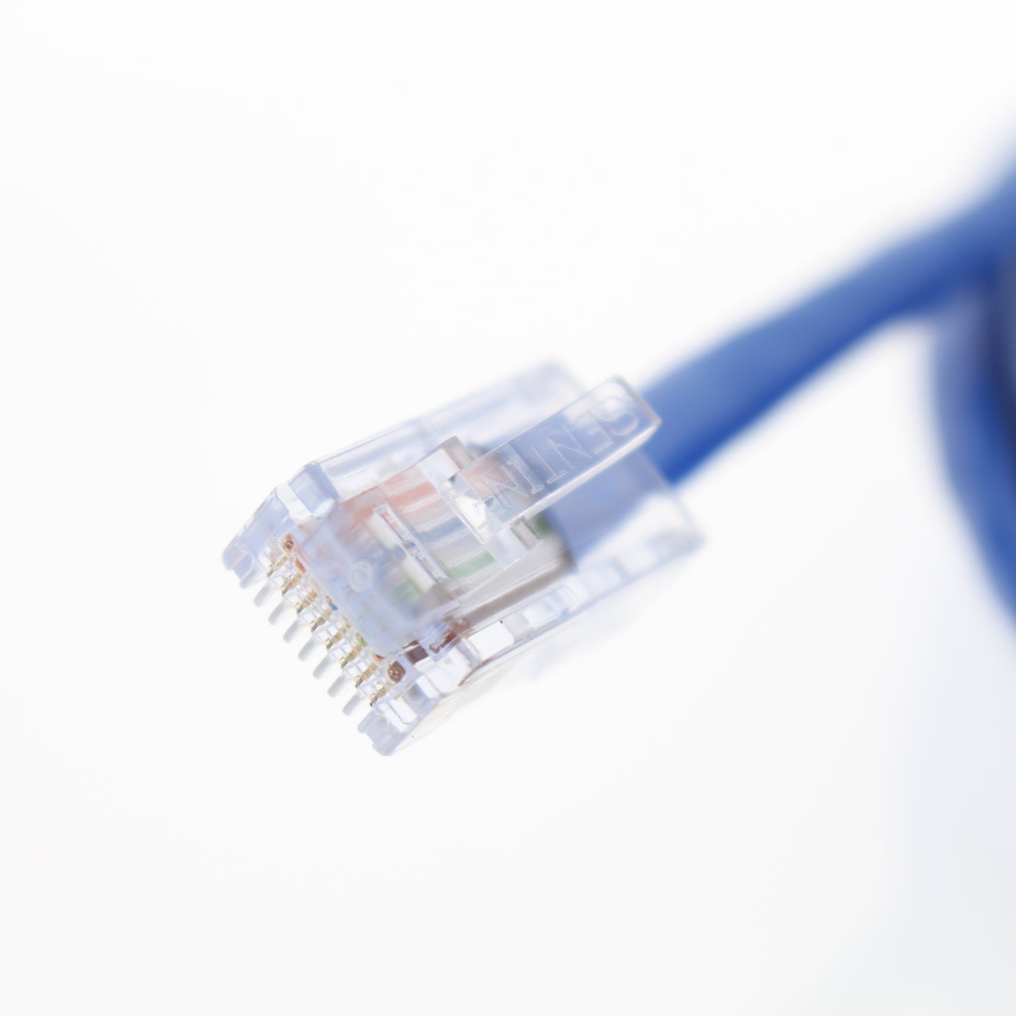 Leviton 52455-15L Blue Cat5 15ft Ethernet Cable Data Center Patch Cord Network
