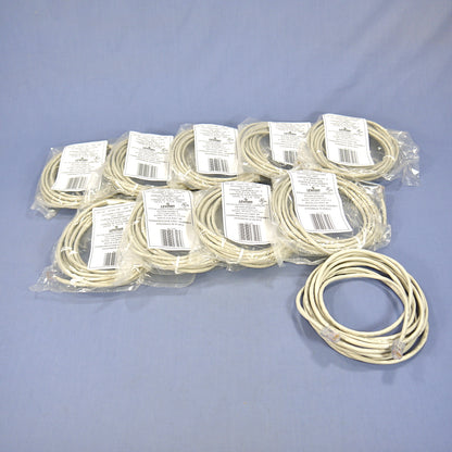 Leviton 52455-15S Gray Cat5 15ft Ethernet Cable Data Patch Cords Network 10-Pack