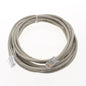 Leviton 52455-15S Gray 15 ft Cat 5 Ethernet LAN Patch Cord Network Cable Cat5
