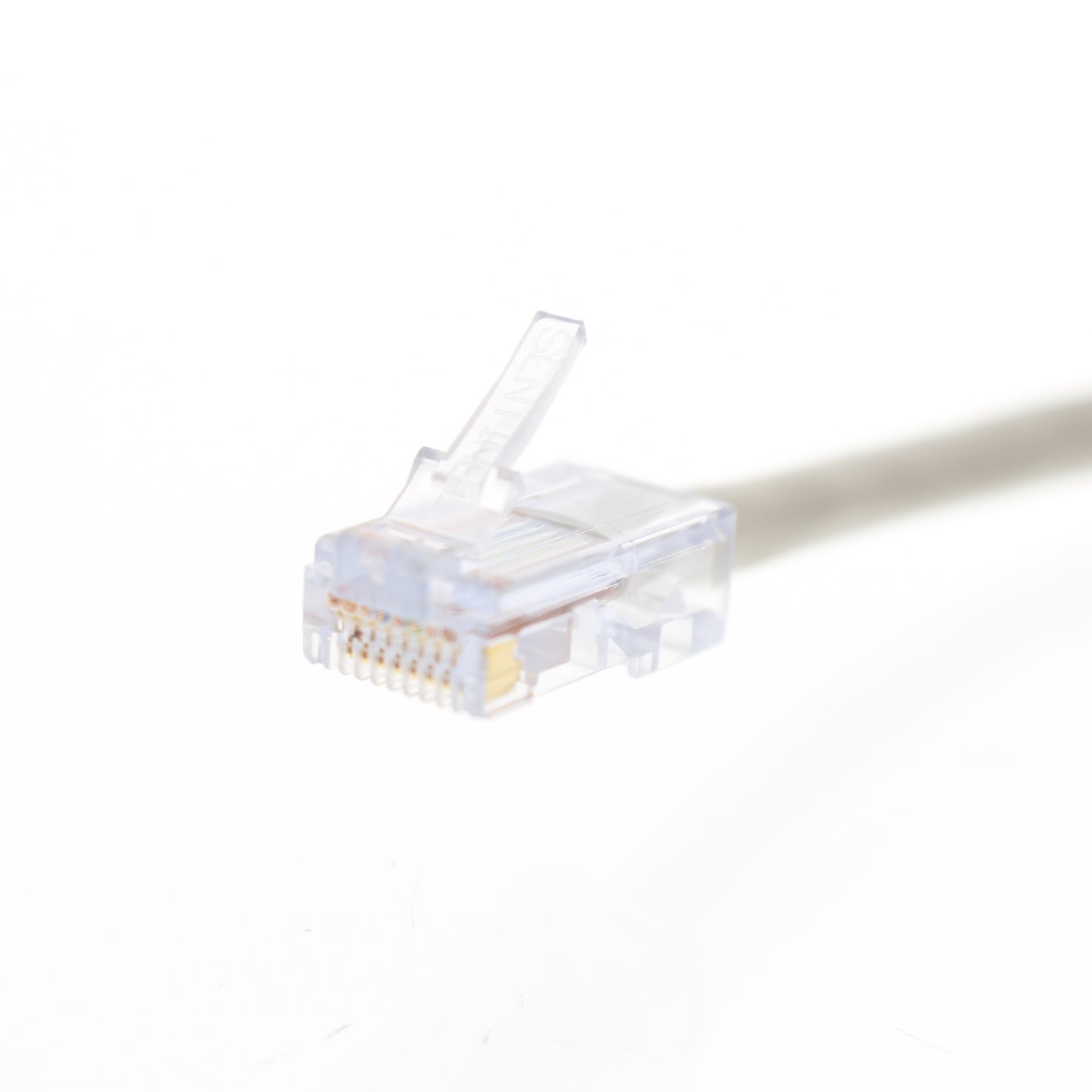 Leviton 52455-15S Gray 15 ft Cat 5 Ethernet LAN Patch Cord Network Cable Cat5